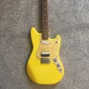 Fender Cyclone Deluxe Series 2005 Graffiti Yellow MIM Rare Guitar + Gig Bag