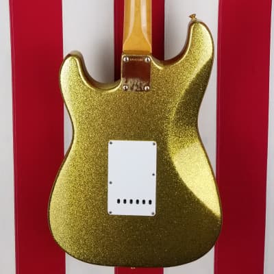 1990 Fender Custom Shop '62 Reissue Stratocaster - Rare Gold Sparkle Finish - Case + COA image 3
