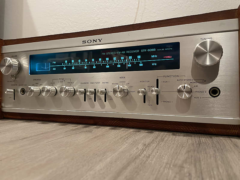 Sony STR 6065 Stereo Receiver with a Real Wood Custom built Reverb