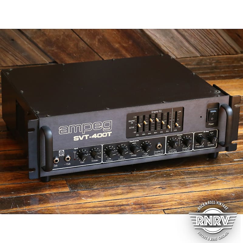 Ampeg SVT-400T 400-Watt Rackmount Bass Amp Head | Reverb