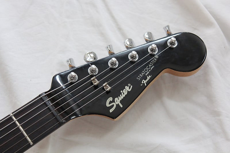 1985 Squier By Fender Japan ST-331 Stratocaster Boxer Series Single  Humbucker Delonge Style - Black