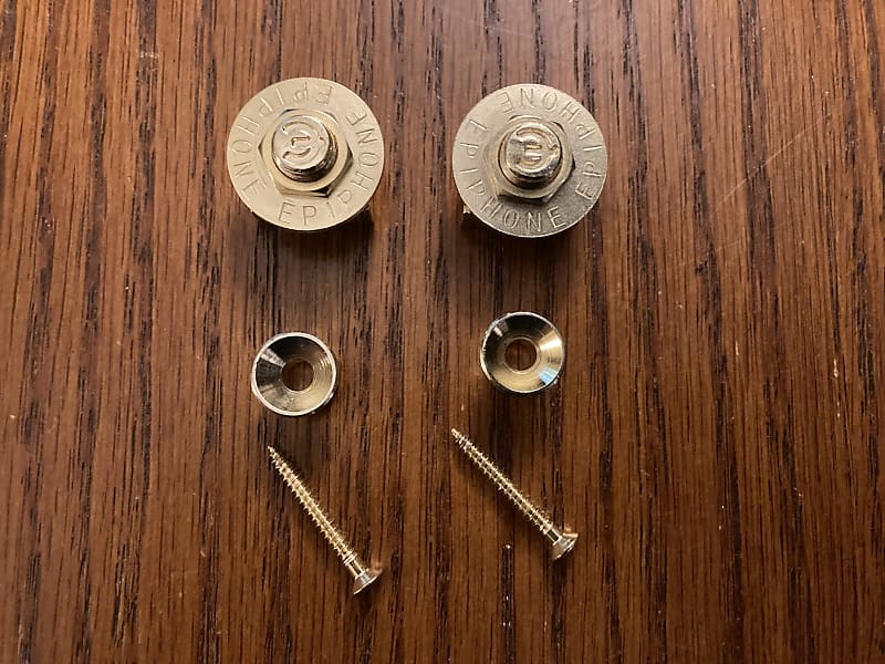 Epiphone Strap Locks - Gold | Reverb