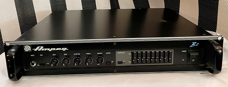 Ampeg B2 350-Watt Rackmount Bass Amp Head 1994 - 1999 - Black image 1