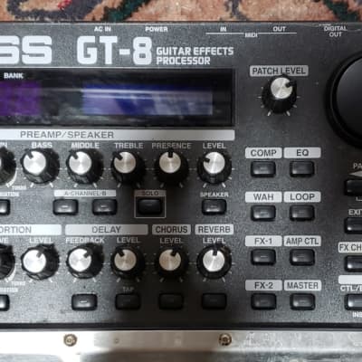 Reverb.com listing, price, conditions, and images for boss-gt-8-guitar-effects-processor