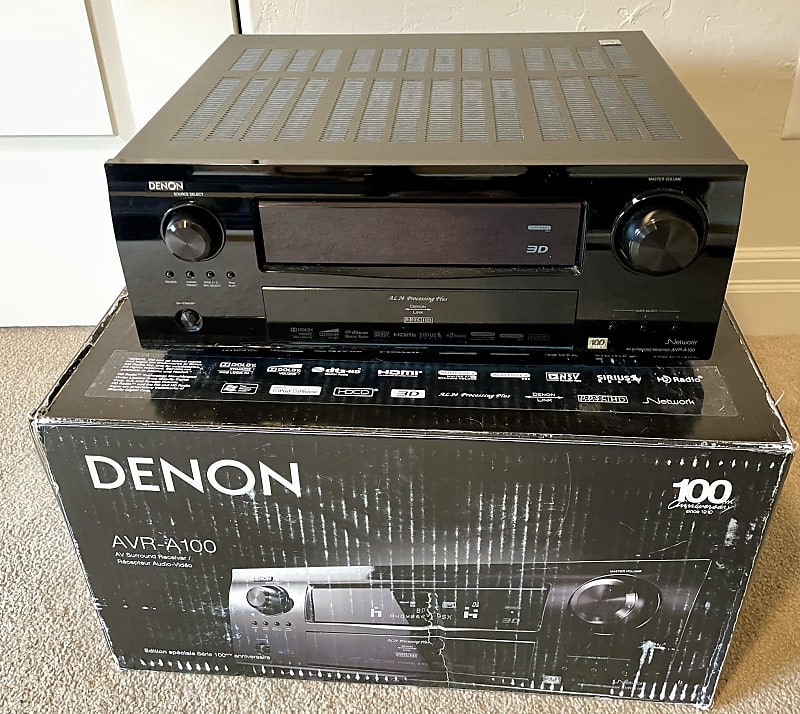 Denon AVR A100 Anniversary 2010 - Black  			