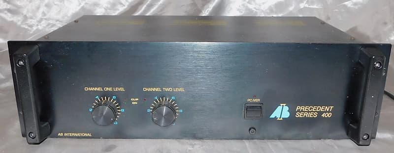 AB International Precedent Series 400 power amplifier | Reverb
