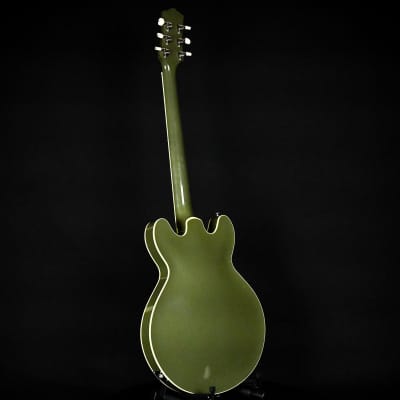 Collings I-35 LC Semi-Hollowbody Olive Drab Green Rosewood Fingerboard  (221956) image 12