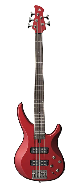 Yamaha TRBX305 5-String Electric Bass Candy Apple Red Rosewood Fretboard image 1