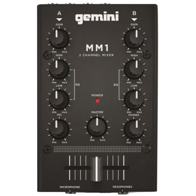 Gemini MM1 Compact DJ Mixer image 1