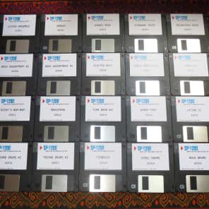 EMU SP1200 Floppy Disk Factory Samples 20 x E-mu Sound Set Disks SP 1200 Discs image 1