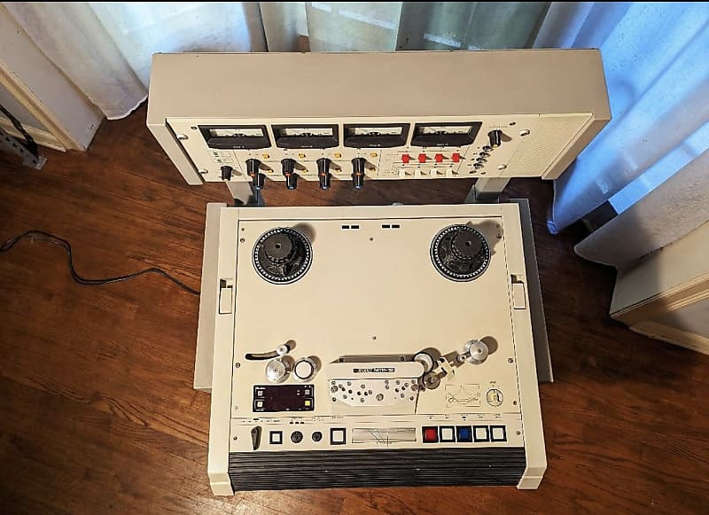 Otari MTR-12 1/2” 4 Track Reel to Reel Analog Tape Machine 1980 - White image 1