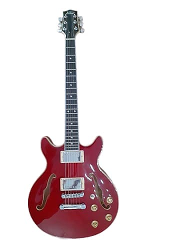 Alden AD-134 DC - Double Cutaway Electric Guitar Trans Red image 1
