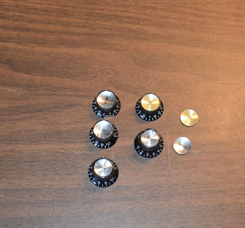 Gibson Top Hat Knobs Black Reverb