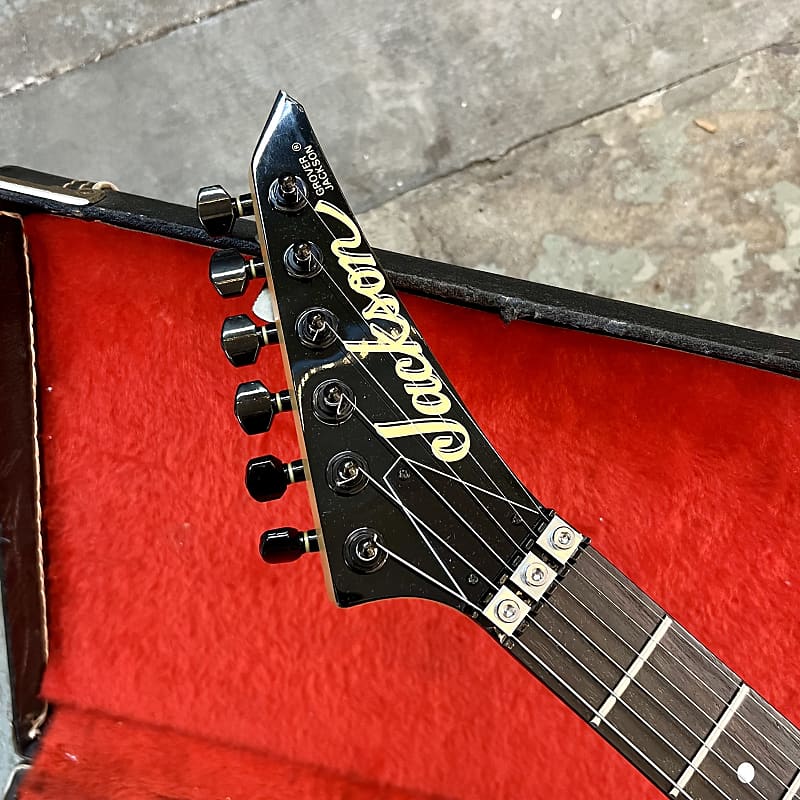 MIJ Jackson King V 2000 - Gunmetal Grover original KV2 | Reverb