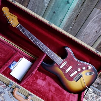 Keith Holland Custom S-ANS #1327 - Nitro 3-Tone Sunburst image 3
