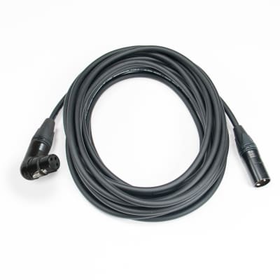Elite Core CSM2-RAFN-50 Stage Grade Ultra Quiet Durable Mic Cable Neutrik NC3XX Plugs RA Female 50' image 1