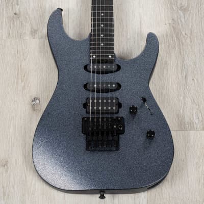 ESP USA M-III FR Guitar, Ebony Fretboard, Seymour Duncan Pickups, Black Sparkle image 2