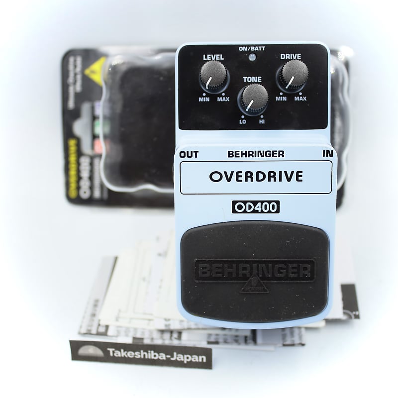 Behringer OD400 Overdrive With Original Box Guitar Effect Pedal