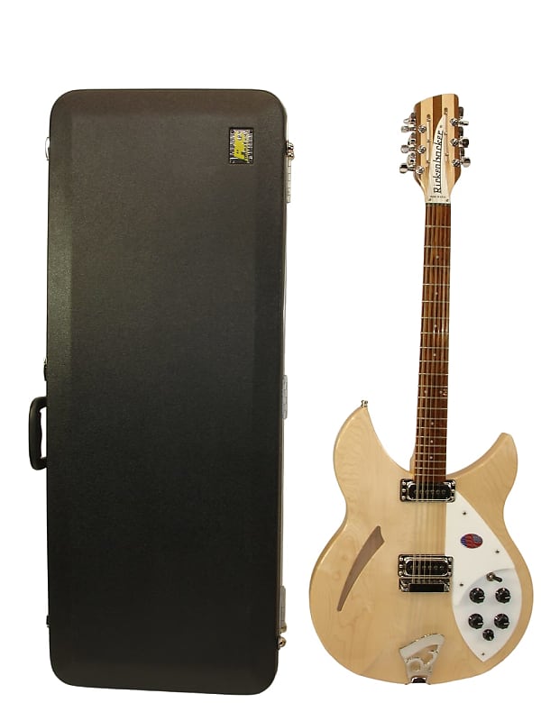Rickenbacker 330/12 12-String Semi-Hollow Electric Guitar - MapleGlo image 1