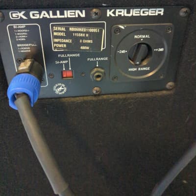 Gallien-Krueger 1001RB-II 700/50W Biamp Bass Head | Reverb