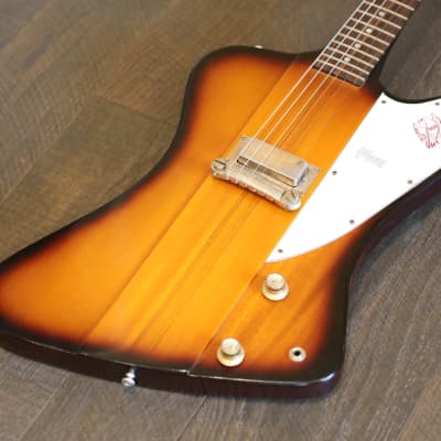 Unplayed! Gibson Custom Eric Clapton 1964 Firebird I Reverse Headstock Vintage Sunburst + COA OHSC image 6