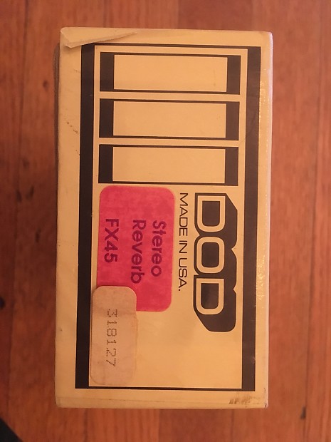 NPD: DOD FX45 STEREO REVERB : r/guitarpedals