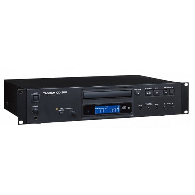 Tascam CD-200 Rackmount 2RU CD Player  			