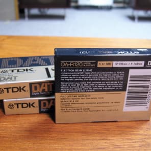 TDK Digital Audio Tape DA-R120 DAT X3 | Reverb