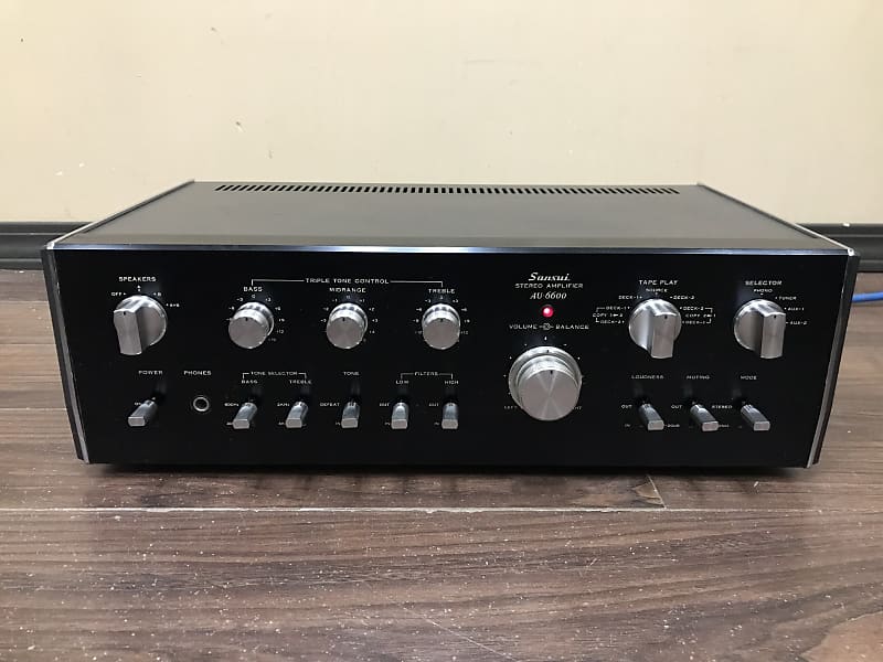 Vintage Sansui AU 6600 Stereo Amplifier  			