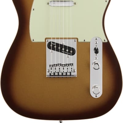 Fender American Ultra Telecaster Maple Fingerboard Electric Guitar Mocha Burst image 8