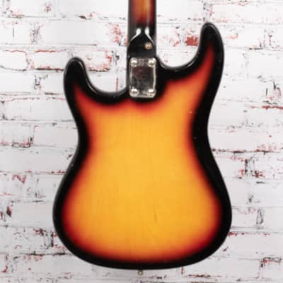 Teisco Single Pickup Vintage Electric Guitar, Sunburst x1637 (USED) image 7