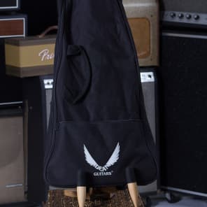 Dean V Gig Bag for Flying V style electric guitar also fits regular style Black Padded Gigbag Reverb Deutschland