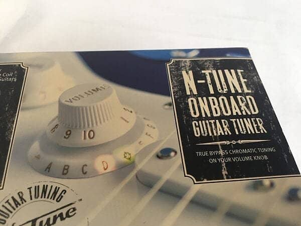 N-Tune Onboard Guitar Tuner for Single Coil Guitars image 1