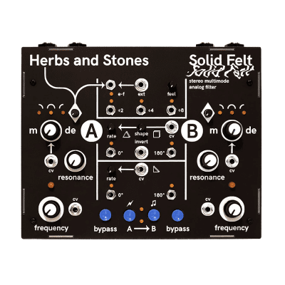 Herbs and Stones Solid Felt Desktop Stereo Multimode Analog Filter