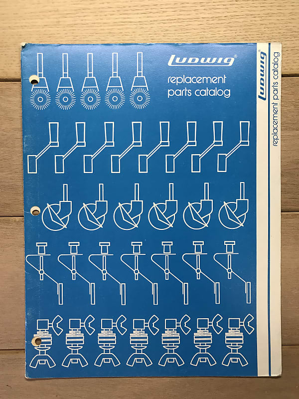 Ludwig Replacement Parts Catalog 1973 Reverb