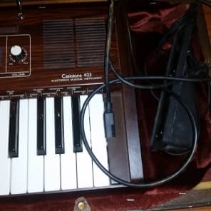 Vintage Casiotone 403 electronic keyboard with custom case, pedals, and more! image 5