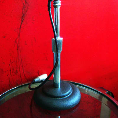 Vintage 1940's RCA MI-12010 dynamic microphone Hi Z w original cable & period Atlas DS-7 stand stand WORKING image 10