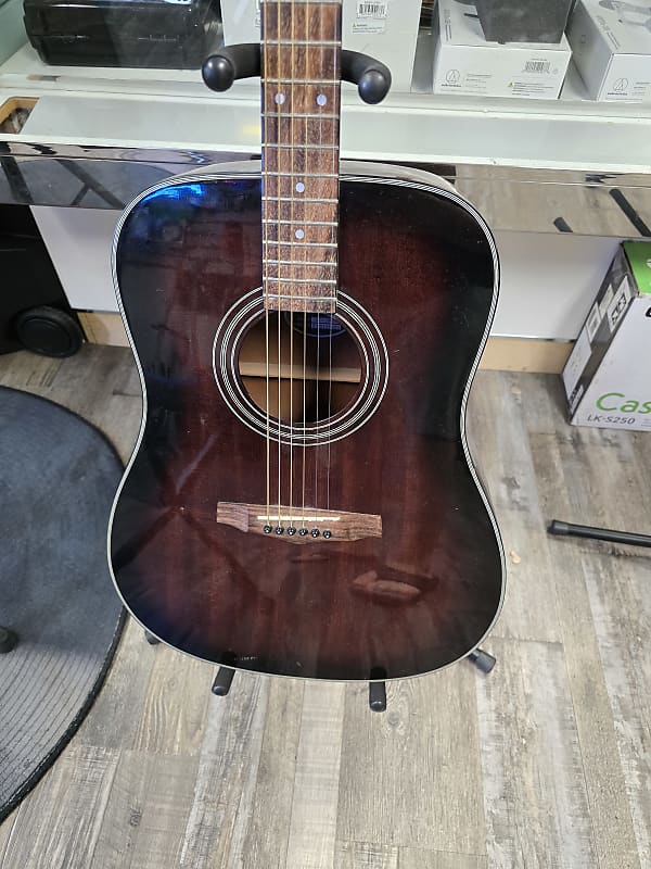 Ibanez Silver cadet szw300bs 00s - acoustic guitar made in korea