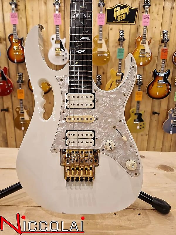 Ibanez JEM 7 VWH Steve Vai Made in Japan with Original Case | Reverb