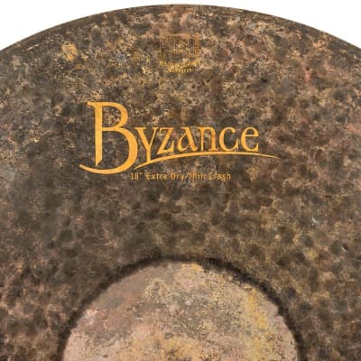 Meinl Byzance Extra Dry Thin Crash Cymbal 18 image 3