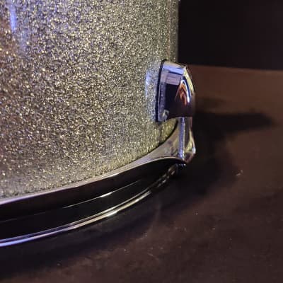 Yamaha 12x10 Absolute Maple Custom Tom Drum 2000 - Silver Sparkle lacquer image 3