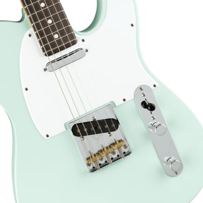 Fender American Performer Telecaster Electric Guitar Rosewood FB, Satin Sonic Blue image 9