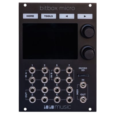 1010music Bitbox Micro Eurorack Compact Sampler with Touchscreen - Black image 3