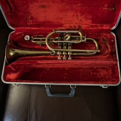 York 75th Anniversary (for parts) Bb cornet (1957) SN 210335 image 1
