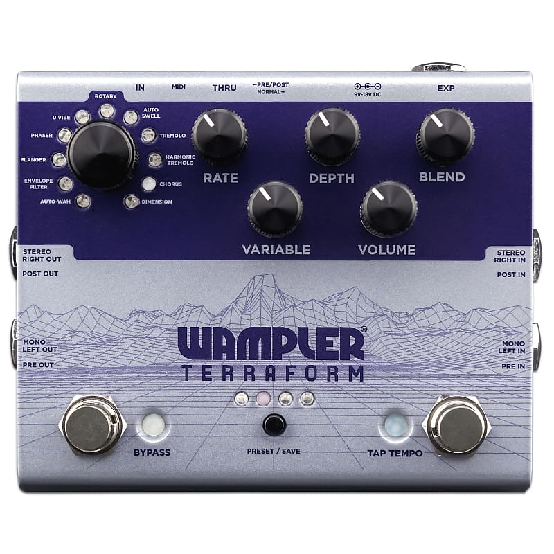 Wampler Terraform Modulation Multi-Effects Pedal
