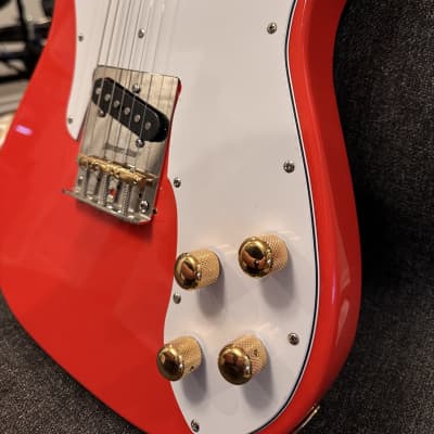 Deluxe T-style Partscaster 2025 - Fiesta Red image 2