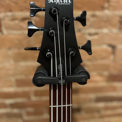 Schecter Stiletto Stealth-5 Active 5-String Bass 2010s - Satin Black image 4