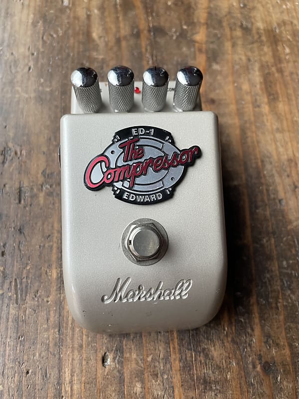 ギター Marshall ED-1 The Compressor EDWARD Marshall ED-1 Edward Compressor Effects Pedal Free USA