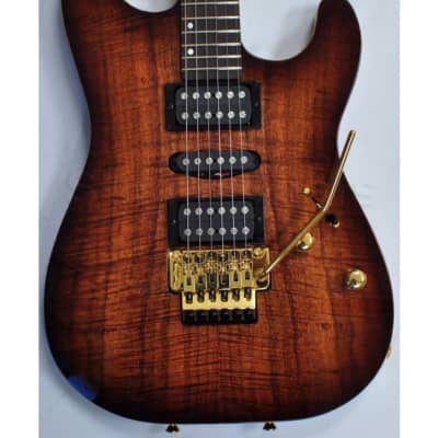 Schecter CET Koa Top USA Custom Shop Electric Guitar Tobacco Burst image 13