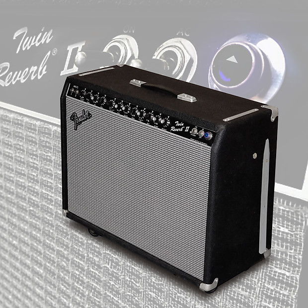 Fender Twin II Combo 1983 Black Tolex Reverb